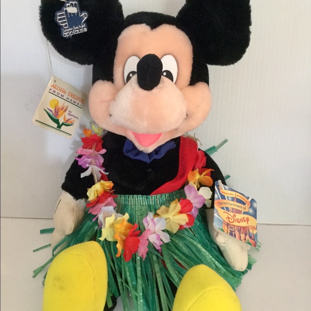Disney Vintage Aloha Mickey Mouse with tags.
